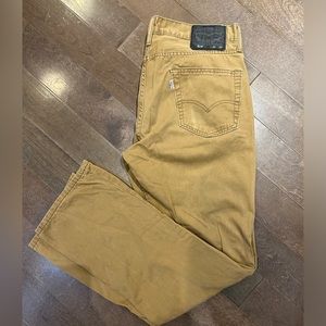 Levi’s 514- 34x32- Mens Khaki Chinos